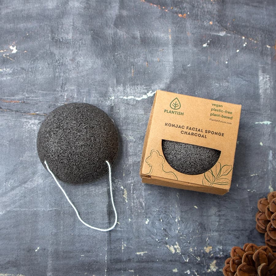 Konjac Facial Sponge - Charcoal
